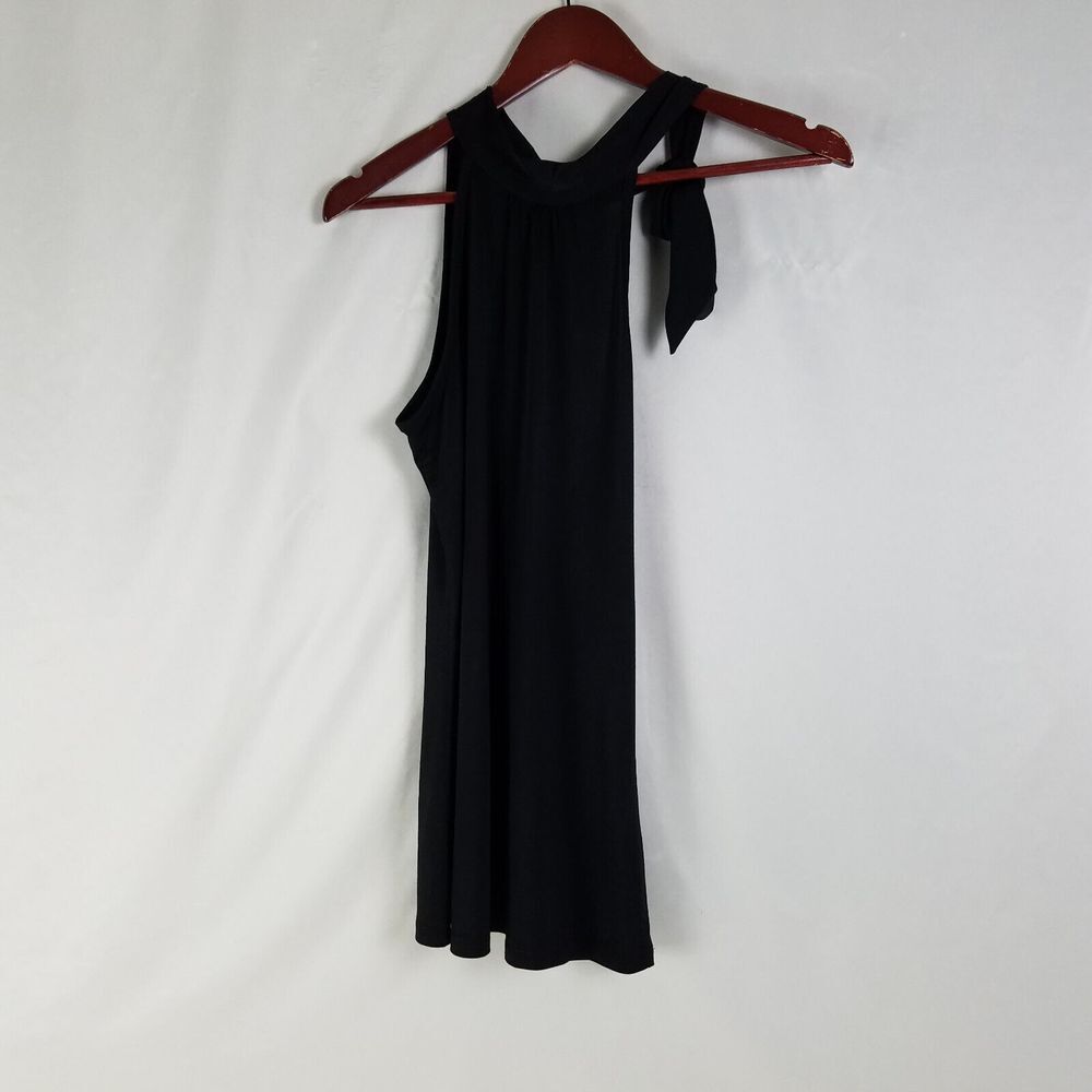 Southpole Shirt Womens‎ Small Black Halter Top Sleeveless Blouse Polyester Blend